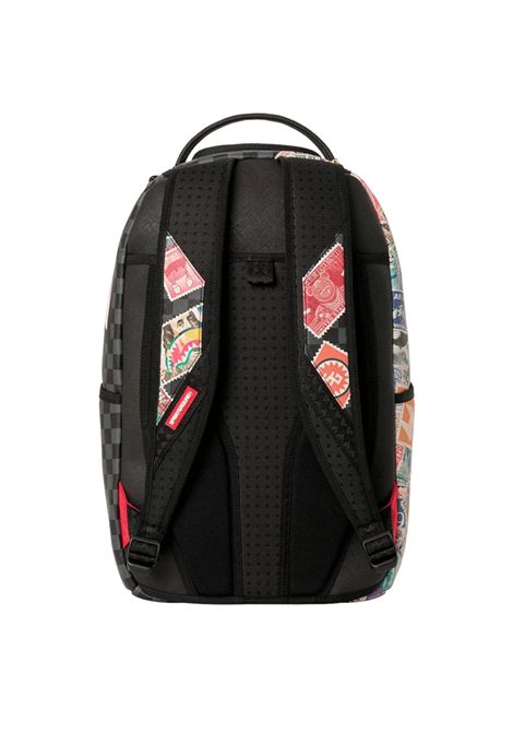 Sprayground USPS Half Stamps Backpack Black Multicolor Unisex SPRAYGROUND | Backpacks | 910B9226NSZ-
