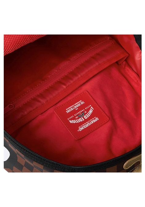 Sprayground Sharks In Paris Gold Drip Backpack Gold Brown Unisex SPRAYGROUND | Backpacks | 910B9250NSZ-