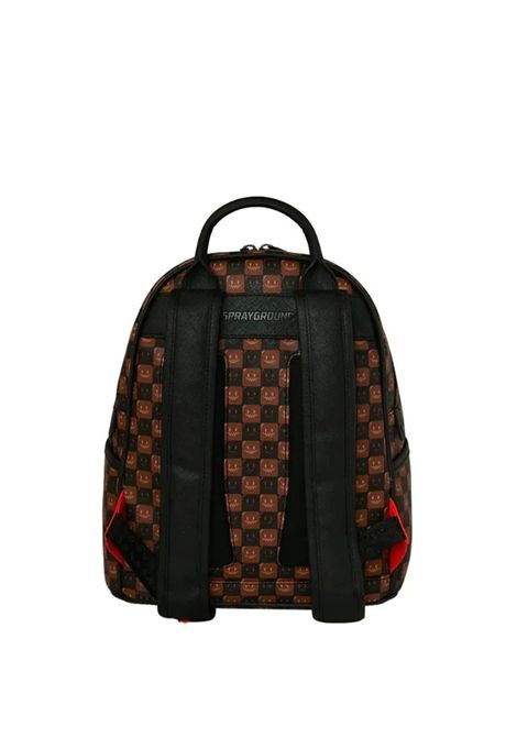 Sprayground Sharks In Paris WTF Bubbly Brown Check Savage Backpack Brown Unisex SPRAYGROUND | Backpacks | 910B9305NSZ-