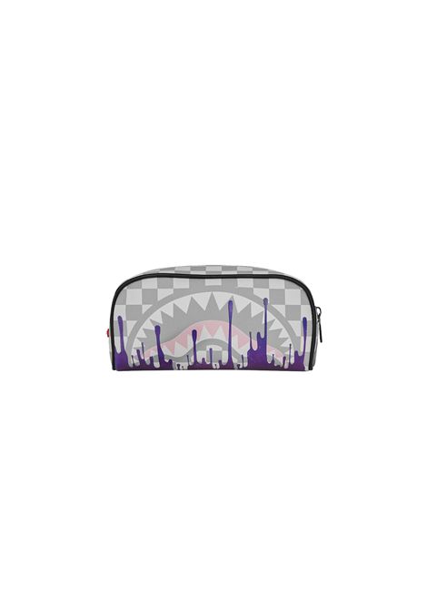 Sprayground Cream Space Drip Pouch Grey Purple Unisex SPRAYGROUND |  | 910B9363NSZ-