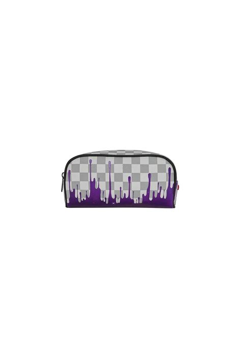 Sprayground Cream Space Drip Pouch Grey Purple Unisex SPRAYGROUND |  | 910B9363NSZ-