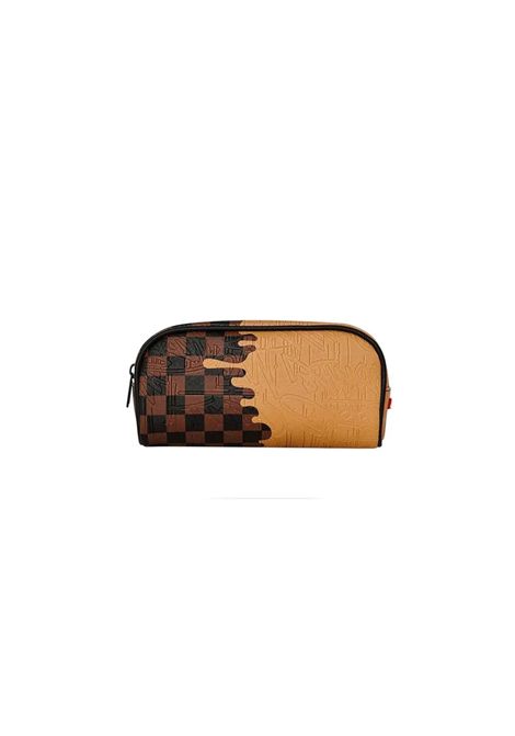 Sprayground Henny Melt Pouch Beige Brown Unisex SPRAYGROUND |  | 910B9367NSZ-