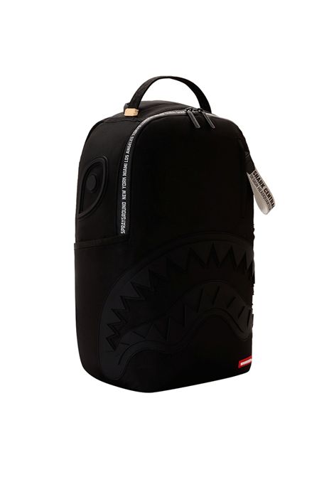 Sprayground Shark Central Printed Zip Backpack Black Unisex SPRAYGROUND | Backpacks | 910B9587NSZ-