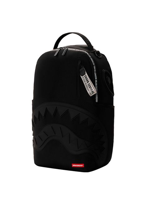 Sprayground Shark Central Printed Zip Backpack Black Unisex SPRAYGROUND | Backpacks | 910B9587NSZ-