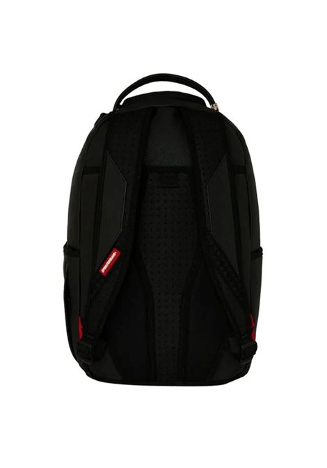 Sprayground Shark Central Embossed Black Nylon Backpack Black Unisex SPRAYGROUND | Backpacks | 910B9626NSZ-