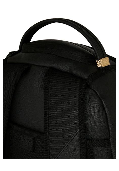 Sprayground Shark Central Embossed Black Nylon Backpack Black Unisex SPRAYGROUND | Backpacks | 910B9626NSZ-