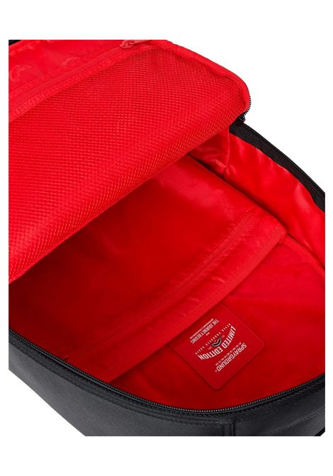 Sprayground Shark Central Black Embroidered Shark Backpack Black  Unisex SPRAYGROUND | Backpacks | 910B9629NSZ-