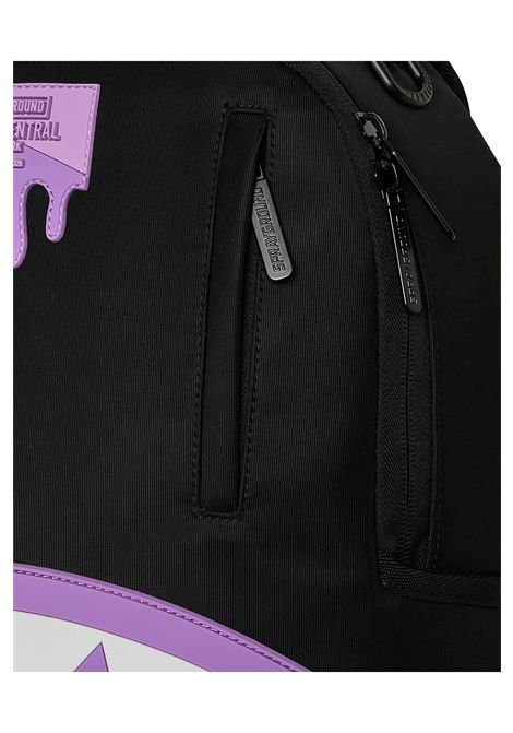 Sprayground Shark Central Light Purple Backpack Black Purple Unisex SPRAYGROUND | Backpacks | 910B9631NSZ-