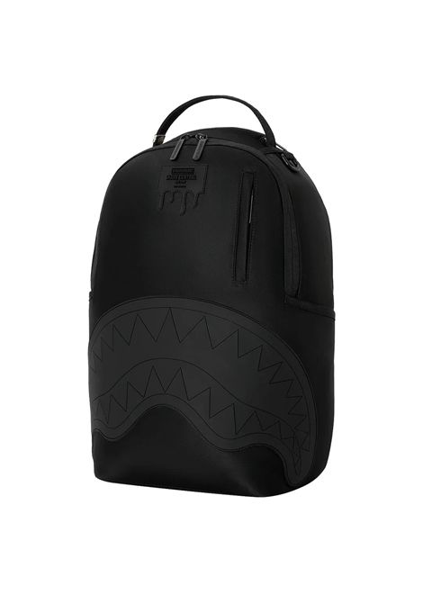 Sprayground Shark Central Blacked Out Embossed Nylon Backpack Black Unisex SPRAYGROUND | Backpacks | 910B9635NSZ-