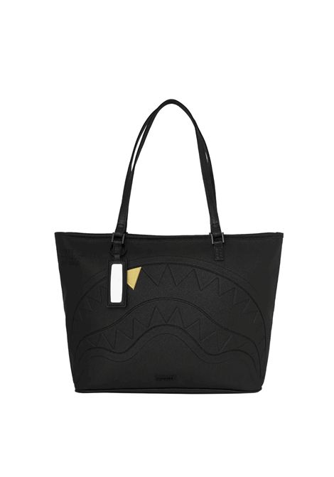 Sprayground Blacked Out Embossed Gold Tooth Tote Bag Black Women SPRAYGROUND | Bags | 910T9329NSZ-