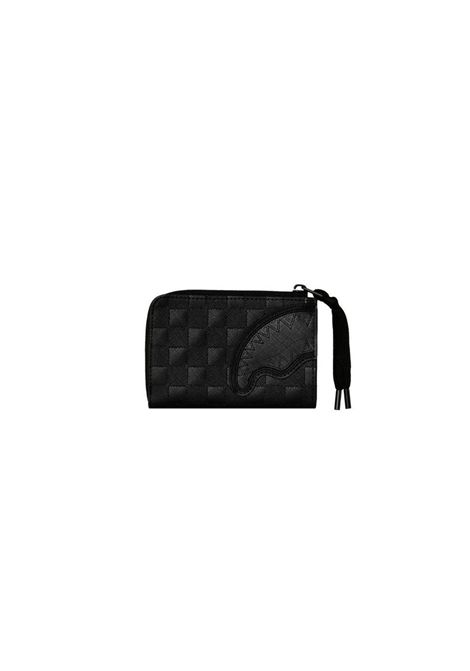 Sprayground Raised Check Wallet Black Unisex SPRAYGROUND | Wallet | 910W9509NSZ-