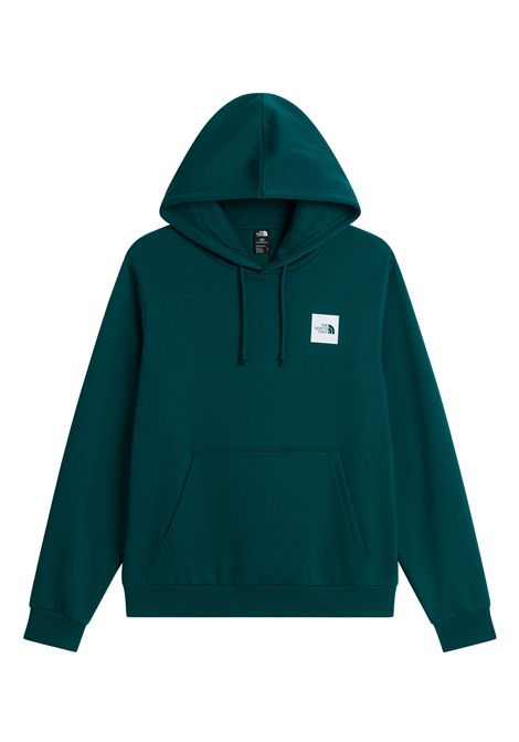 Felpa The North Face Box Half Dome Regular con Cappuccio Verde Uomo THE NORTH FACE | Felpe | NF0A8JAX-N4J