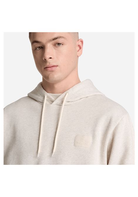 Felpa Timberland Silicon Badge con Cappuccio Avena Uomo TIMBERLAND | Felpe | TBC0YHBB-546
