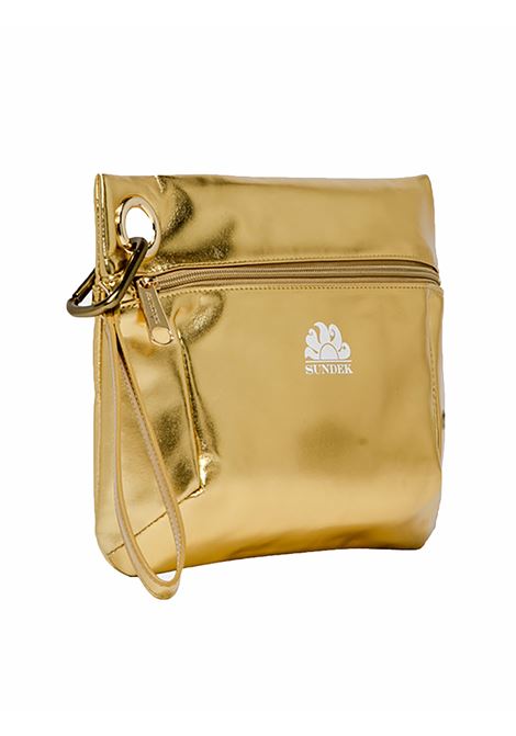 Pochette Sundek con Logo Laminata Oro Donna SUNDEK | Pochette | AW416ABPU7LA-101LA