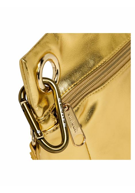 Pochette Sundek con Logo Laminata Oro Donna SUNDEK | Pochette | AW416ABPU7LA-101LA