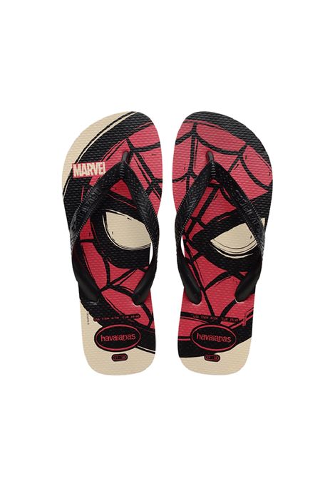 Havaianas Top Marvel Logomania Flip-Flops Red Black Kids HAVAIANAS | Flip Flops | 4146953-0121