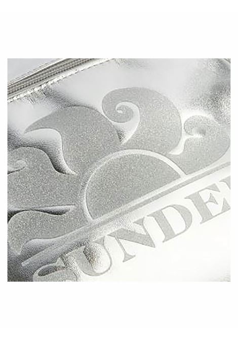 Pochette Sundek con Logo Laminata Argento Donna SUNDEK | Pochette | AW416ABPU7LA-083LA