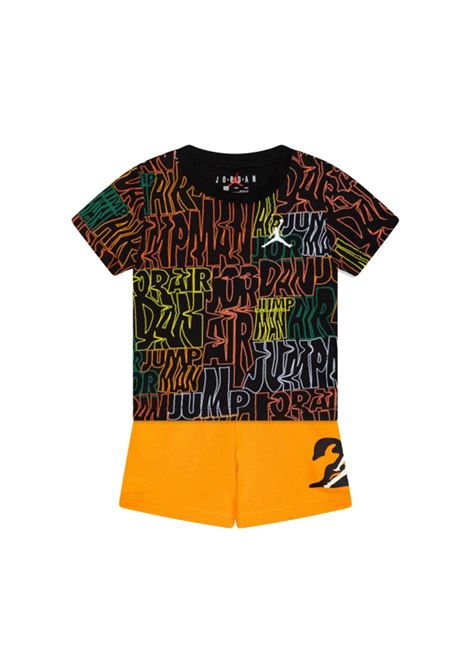 Jordan Fuel Up Cool Down Short Set Black Orange Infant JORDAN | Set | 65D148-N67