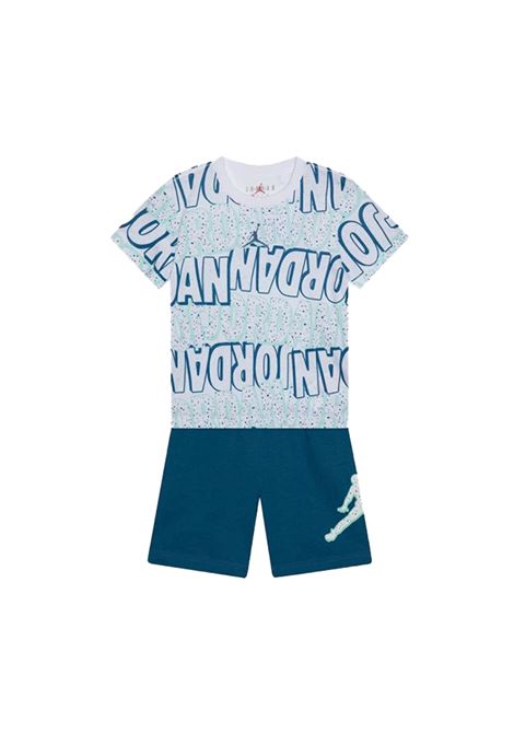 Jordan Play All Over Print Short Set Blue Infant JORDAN | Set | 65D198-U1R