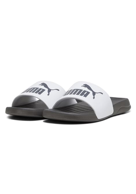 Puma Popcat 20 Slippers White Black Unisex PUMA | Slippers | 372279-36