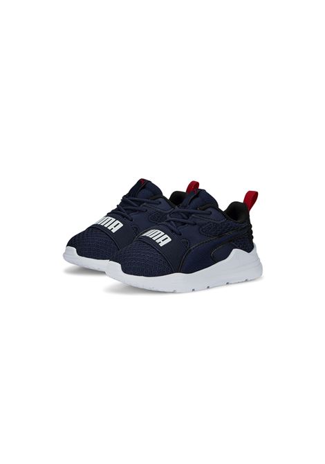 Puma Wired Run Pure AC Shoes Navy Blue Infant PUMA | Sneakers | 390849-03