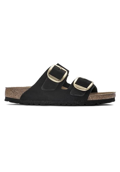 Birkenstock Arizona Big Buckle Nubuck Black Women BIRKENSTOCK | Sandals | 1023290-BLK