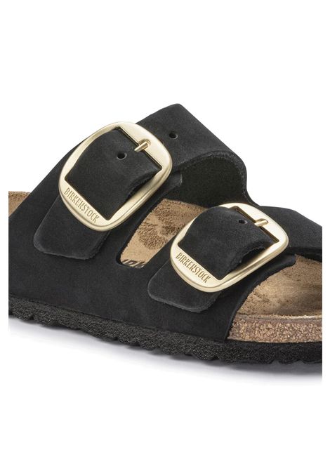 Birkenstock Arizona Big Buckle Nubuck Black Women BIRKENSTOCK | Sandals | 1023290-BLK