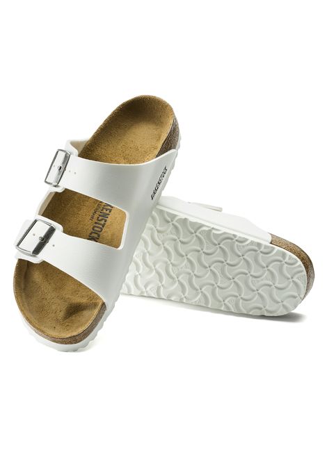 Birkenstock Arizona Birko-Flor Sandals White Women BIRKENSTOCK | Sandals | 552683-WHITE