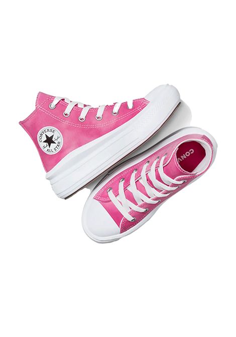 Scarpe Converse Chuck Taylor All Star Move Platform Color Splash Rosa Bianco Bambini CONVERSE | Sneakers | A11818C-