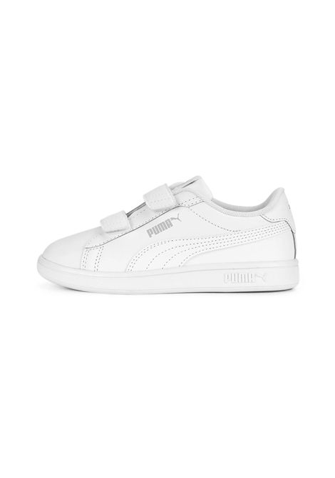 Scarpe Puma Smash 3.0 Leather Velcro Bianco Bambini PUMA | Sneakers | 392033-02