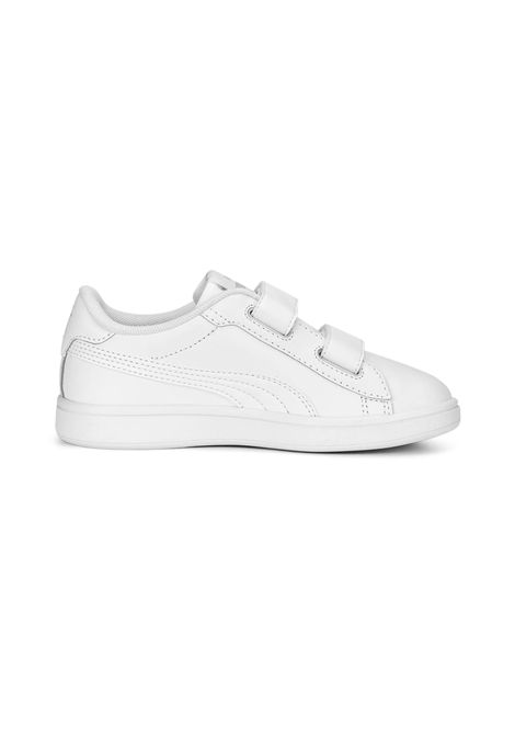Scarpe Puma Smash 3.0 Leather Velcro Bianco Bambini PUMA | Sneakers | 392033-02