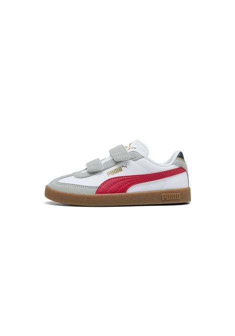 Puma Club II Era CV Shoes White Grey Red Infant PUMA | Sneakers | 402310-03