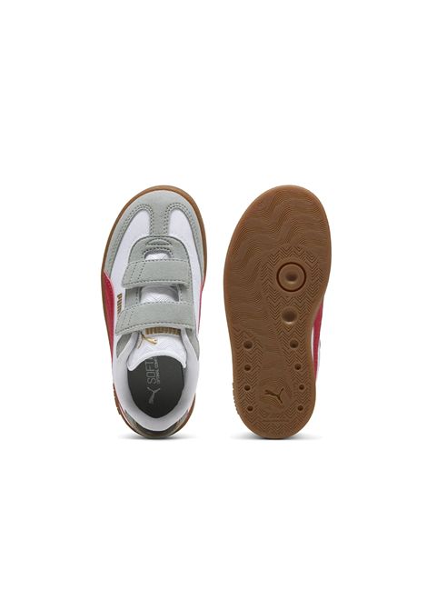 Puma Club II Era CV Shoes White Grey Red Infant PUMA | Sneakers | 402310-03