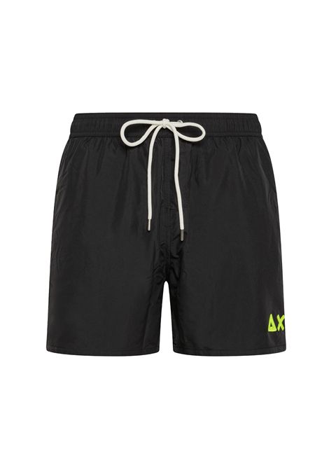 Costume Sun68 con Logo Fluo Nero Uomo SUN68 | Costumi | H33108-11