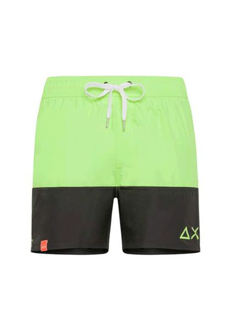 Costume Sun68 Color Block Giallo Fluo Nero Uomo SUN68 | Costumi | H34114-63