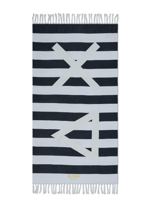 Telo Mare Sun68 Light Stripes Bianco Blu Unisex SUN68 | Teli | X35112-0107