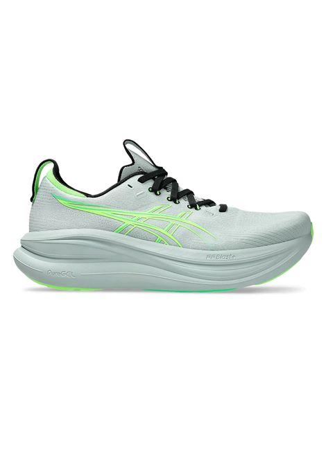 Scarpe Asics Gel Nimbus 28 Celeste Verde Uomo ASICS | Scarpe Running | 1011C127-400