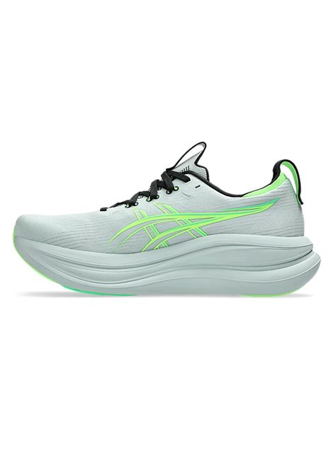 Scarpe Asics Gel Nimbus 28 Celeste Verde Uomo ASICS | Scarpe Running | 1011C127-400