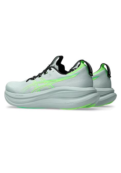 Scarpe Asics Gel Nimbus 28 Celeste Verde Uomo ASICS | Scarpe Running | 1011C127-400