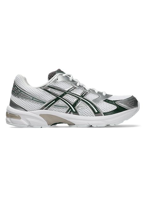 Asics GEL-1130 Shoes White Silver Green Unisex ASICS | Sneakers | 1203A609-106