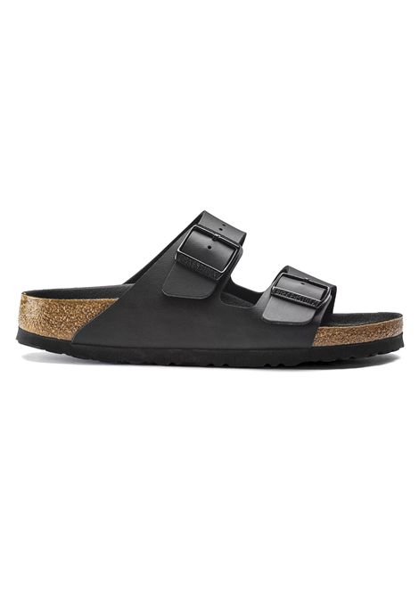 Birkenstock Arizona Birko-Flor Triples Sandals Black Unisex BIRKENSTOCK | Sandals | 1019069-BLACK
