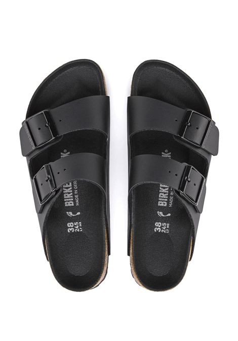 Birkenstock Arizona Birko-Flor Triples Sandals Black Unisex BIRKENSTOCK | Sandals | 1019069-BLACK