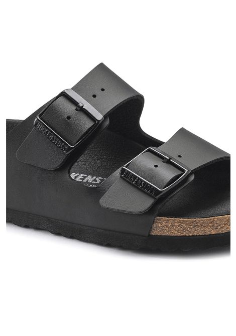 Birkenstock Arizona Birko-Flor Triples Sandals Black Unisex BIRKENSTOCK | Sandals | 1019069-BLACK