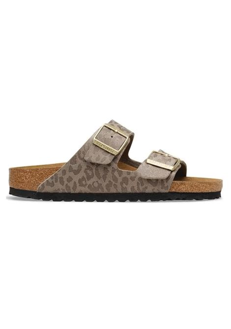 Birkenstock Arizona Leo Sandals Grey Taupe Women BIRKENSTOCK | Sandals | 1031941-LEO