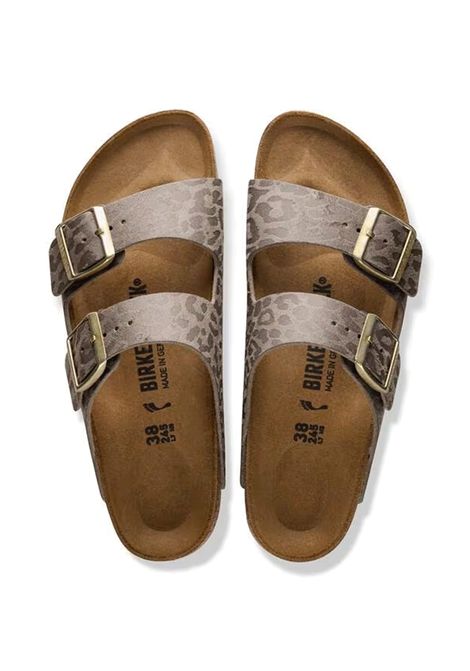 Birkenstock Arizona Leo Sandals Grey Taupe Women BIRKENSTOCK | Sandals | 1031941-LEO