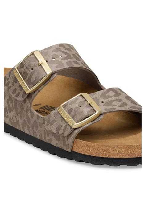 Birkenstock Arizona Leo Sandals Grey Taupe Women BIRKENSTOCK | Sandals | 1031941-LEO