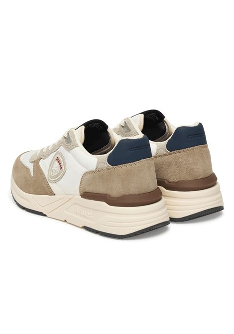 Blauer Ray02 Shoes White Beige Men BLAUER | Sneakers | RAY02-BEIGE