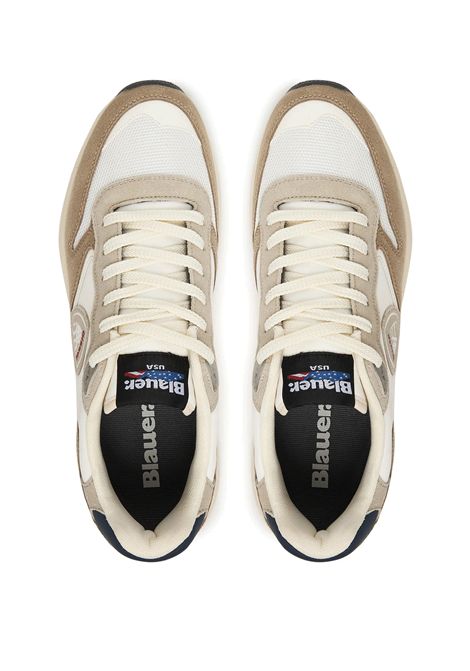 Blauer Ray02 Shoes White Beige Men BLAUER | Sneakers | RAY02-BEIGE