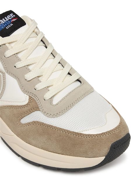Blauer Ray02 Shoes White Beige Men BLAUER | Sneakers | RAY02-BEIGE