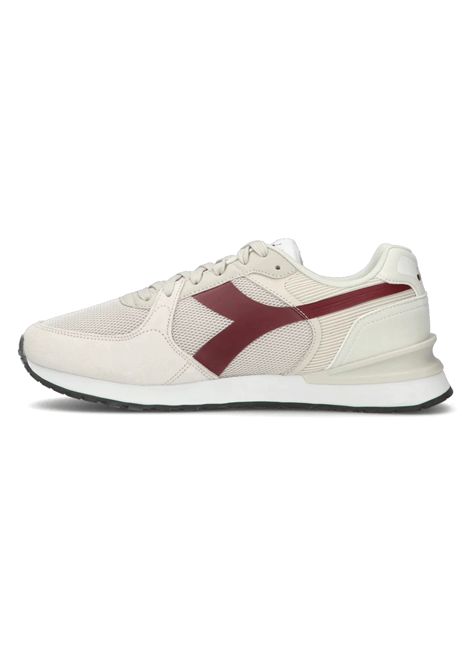 Diadora Fenice Shoes Vaporous Grey Burgundy Men DIADORA | Sneakers | 181565-C0288